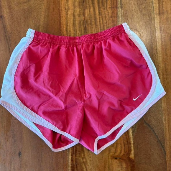 Nike Women's Running Shorts Pink/White Size M - Picture 1 of 4
